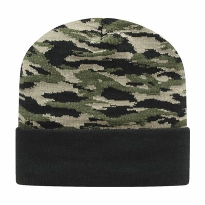 USA-Made Camo Cuffed Beanie Thumbnail
