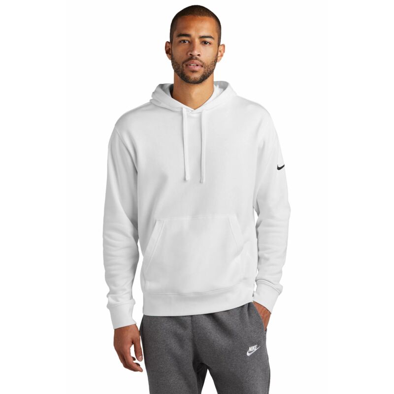 NIKE CLUB FLEECE SLEEVE SWOOSH PULLOVER HOODIE Thumbnail