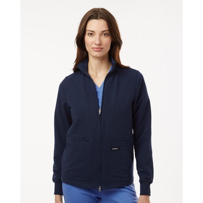 Women's Ceri Essential Full-Zip 6-Pocket Scrub Jacket Thumbnail