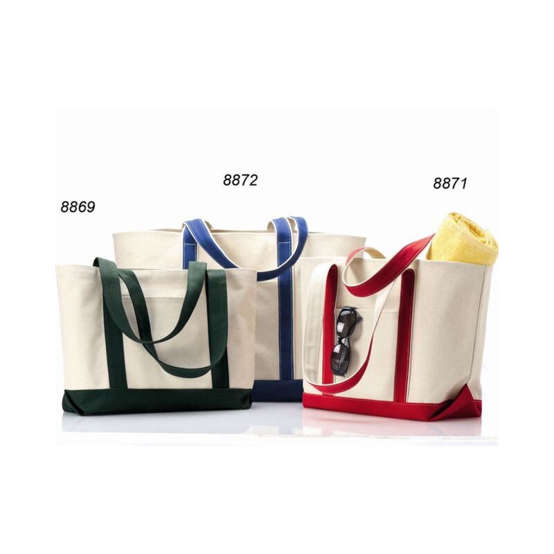 Windward Large Cotton Canvas Classic Resort Tote Thumbnail