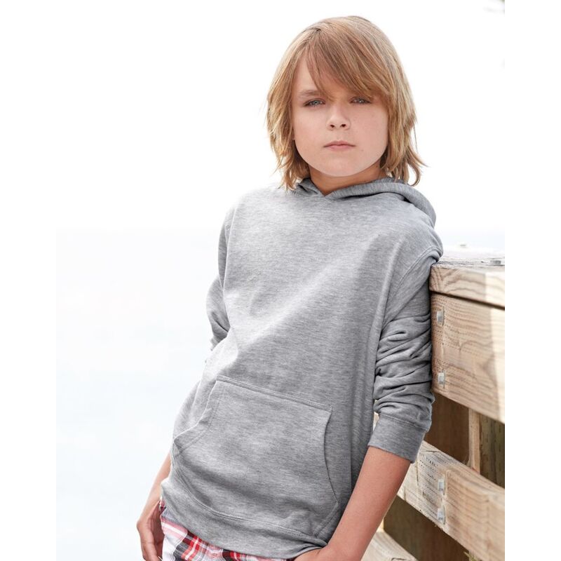Youth Midweight Hooded Sweatshirt Thumbnail