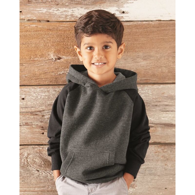 Toddler Special Blend Hooded Raglan Sweatshirt Thumbnail