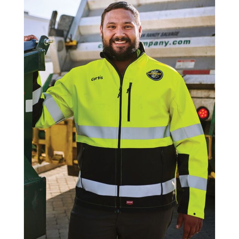 Men's Hi-Visibility Soft Shell Jacket Thumbnail