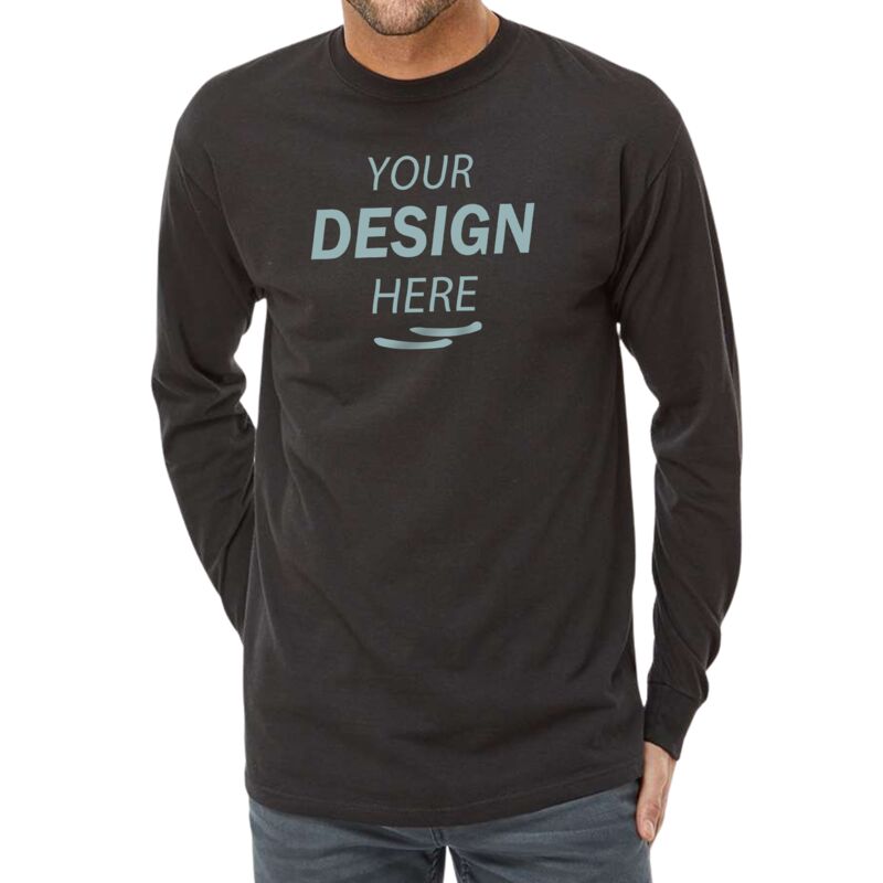 M&O Unisex Gold Soft Touch Long Sleeve T-Shirt Thumbnail