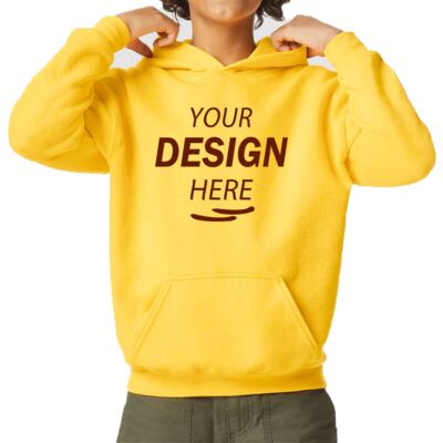 Gildan Youth Softstyle® Midweight Hooded Sweatshirt Thumbnail