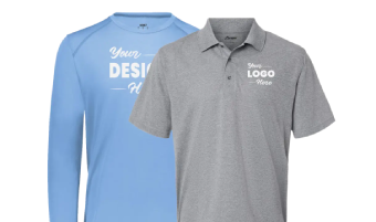 Long sleeve t-shirt, short sleeve polo