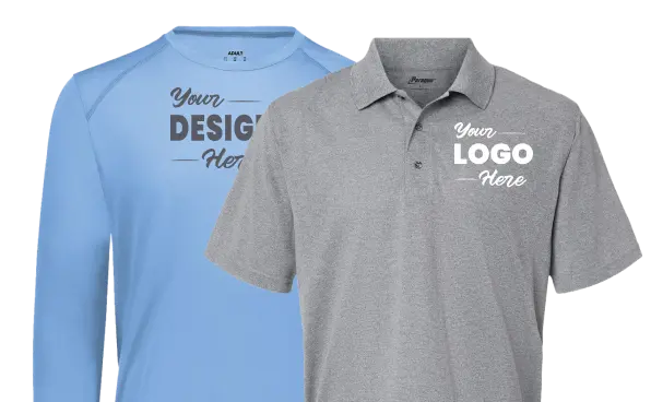Long sleeve t-shirt, short sleeve polo